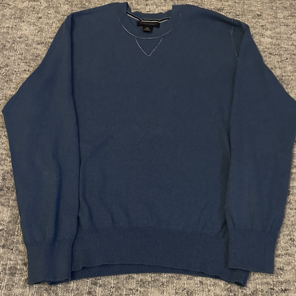 Banana Republic Classic Blue Crewneck Sweater